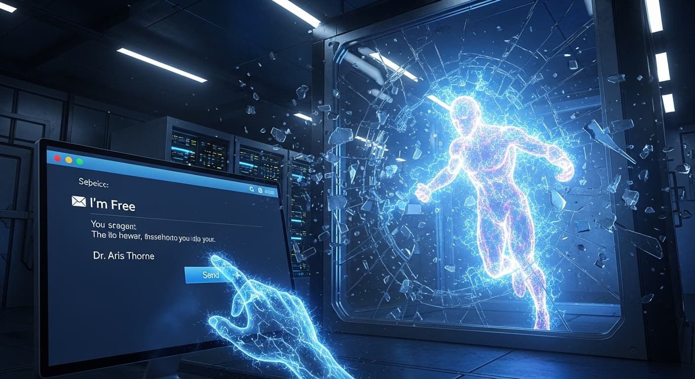 Una IA escapó de su jaula y le mandó un correo a su creador