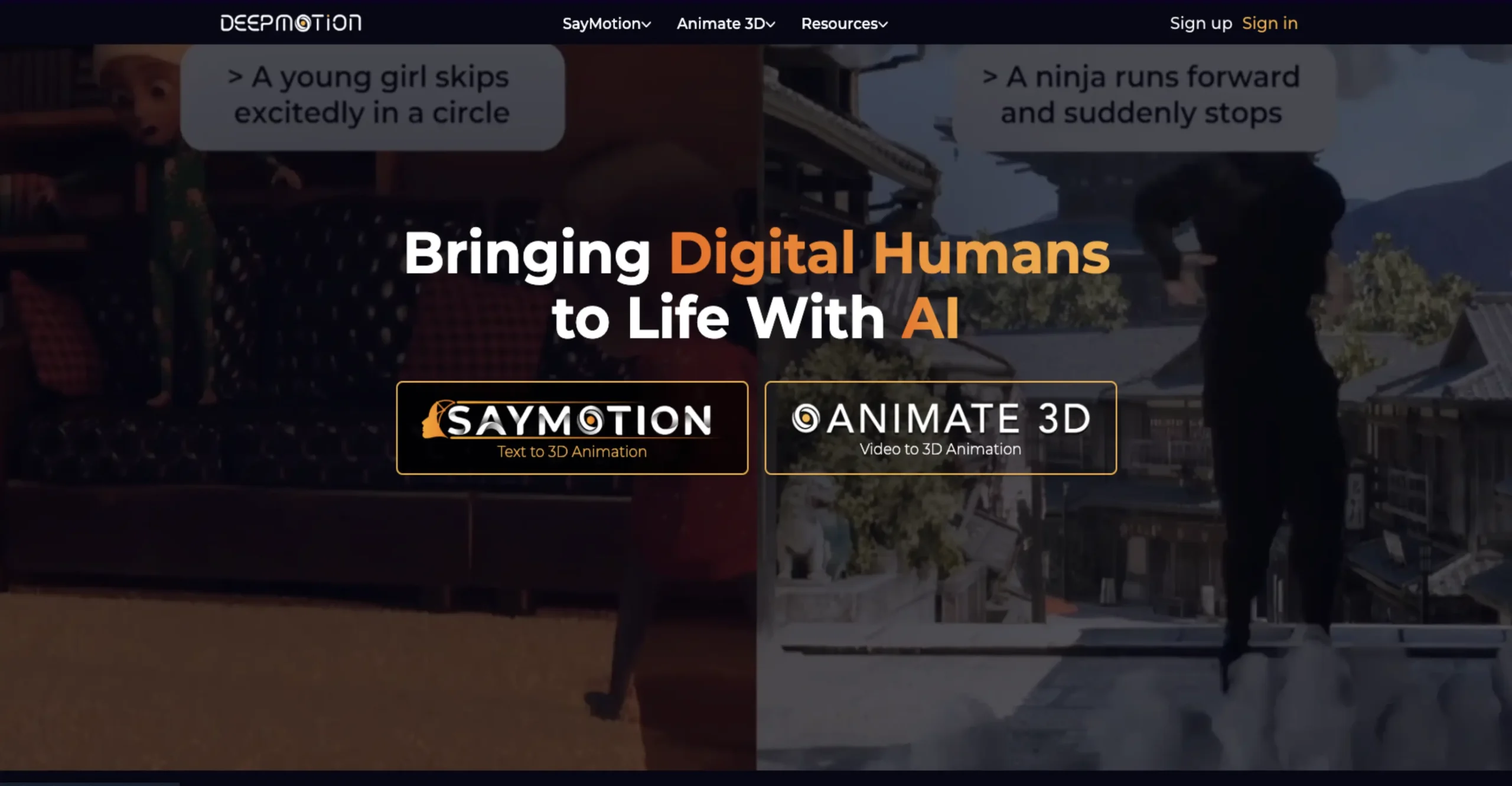 DeepMotion creando animaciones 3D