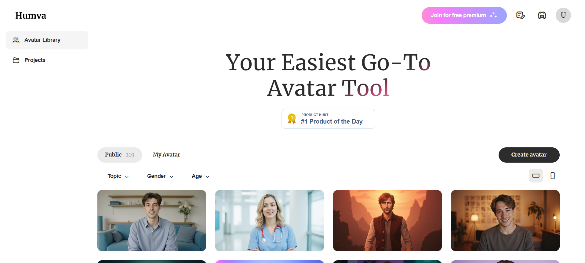 Generador de videos con IA - Humva