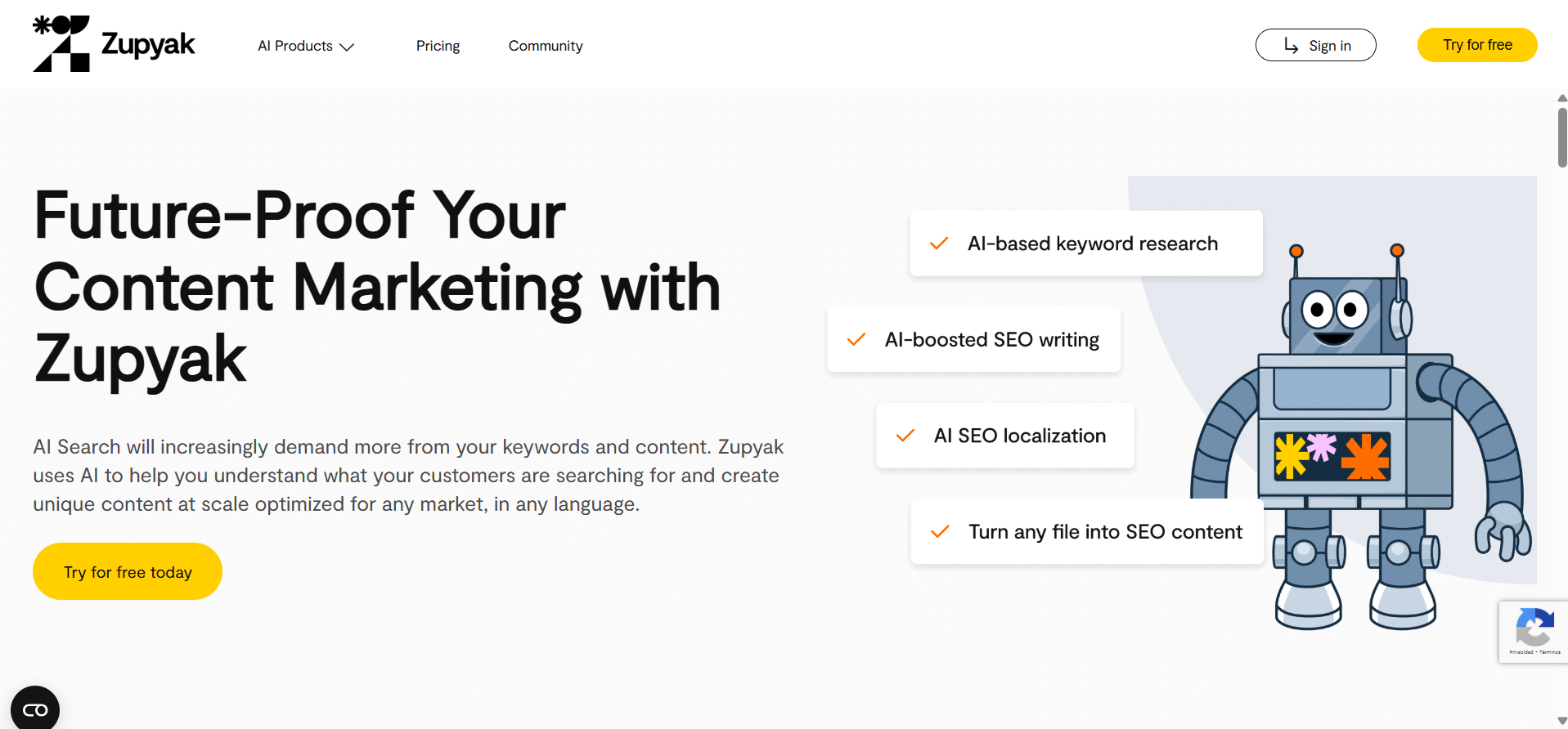 Generación automática de contenido SEO con Zupyak