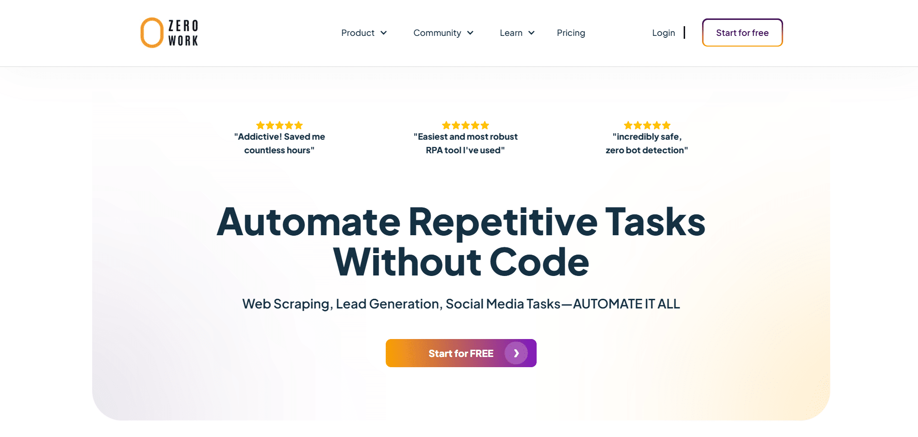 Automatización de tareas sin código con ZeroWork
