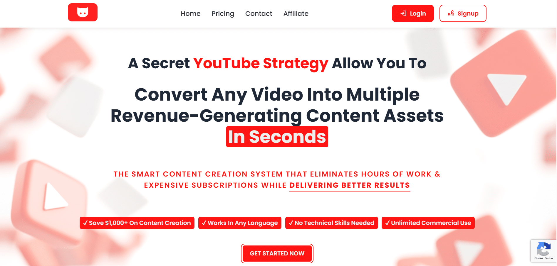Generación automática de contenido escrito desde un video en YT Copycat