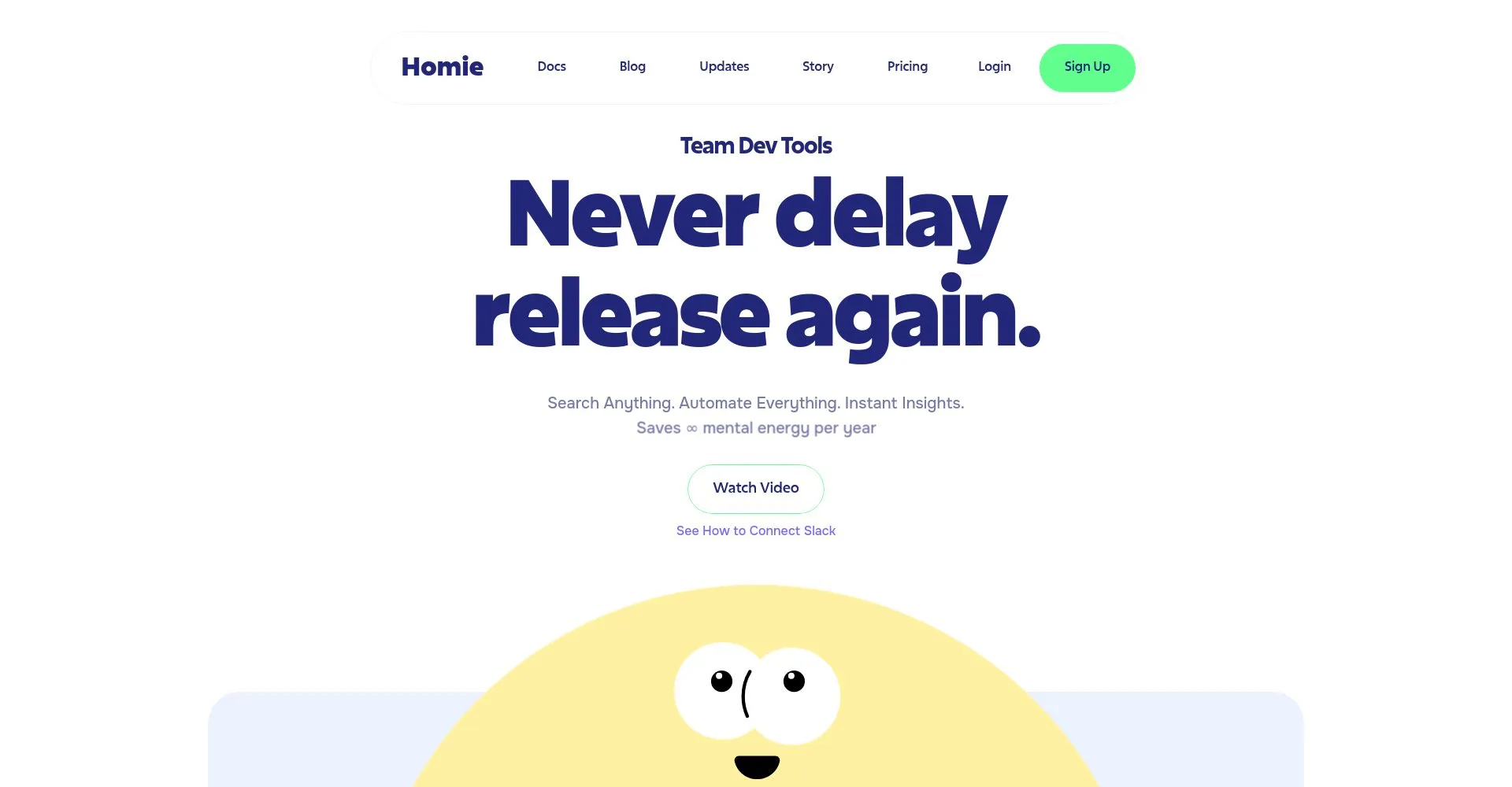 Captura de pantalla del sitio web de herramientas de desarrollo de equipo