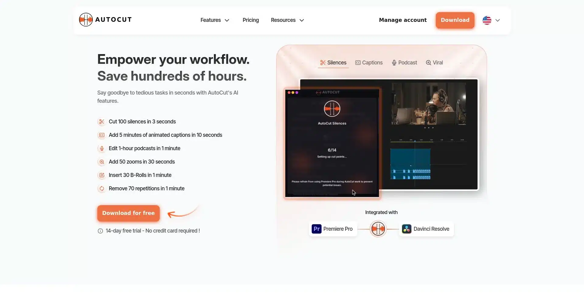 Herramienta AutoCut para edición de video