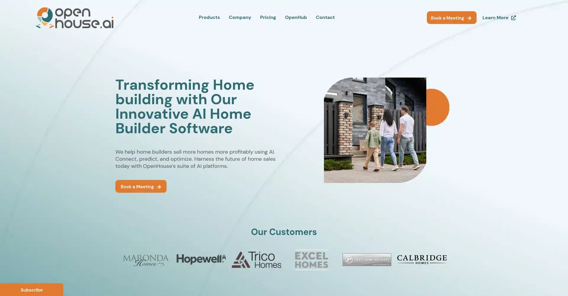 Captura de pantalla de OpenHouse AI para constructores de viviendas