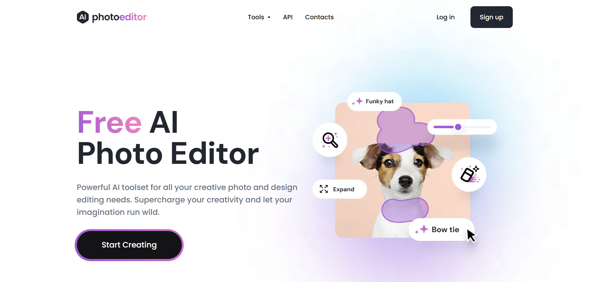 herramienta de edición online con mejoras visuales y elementos creativos