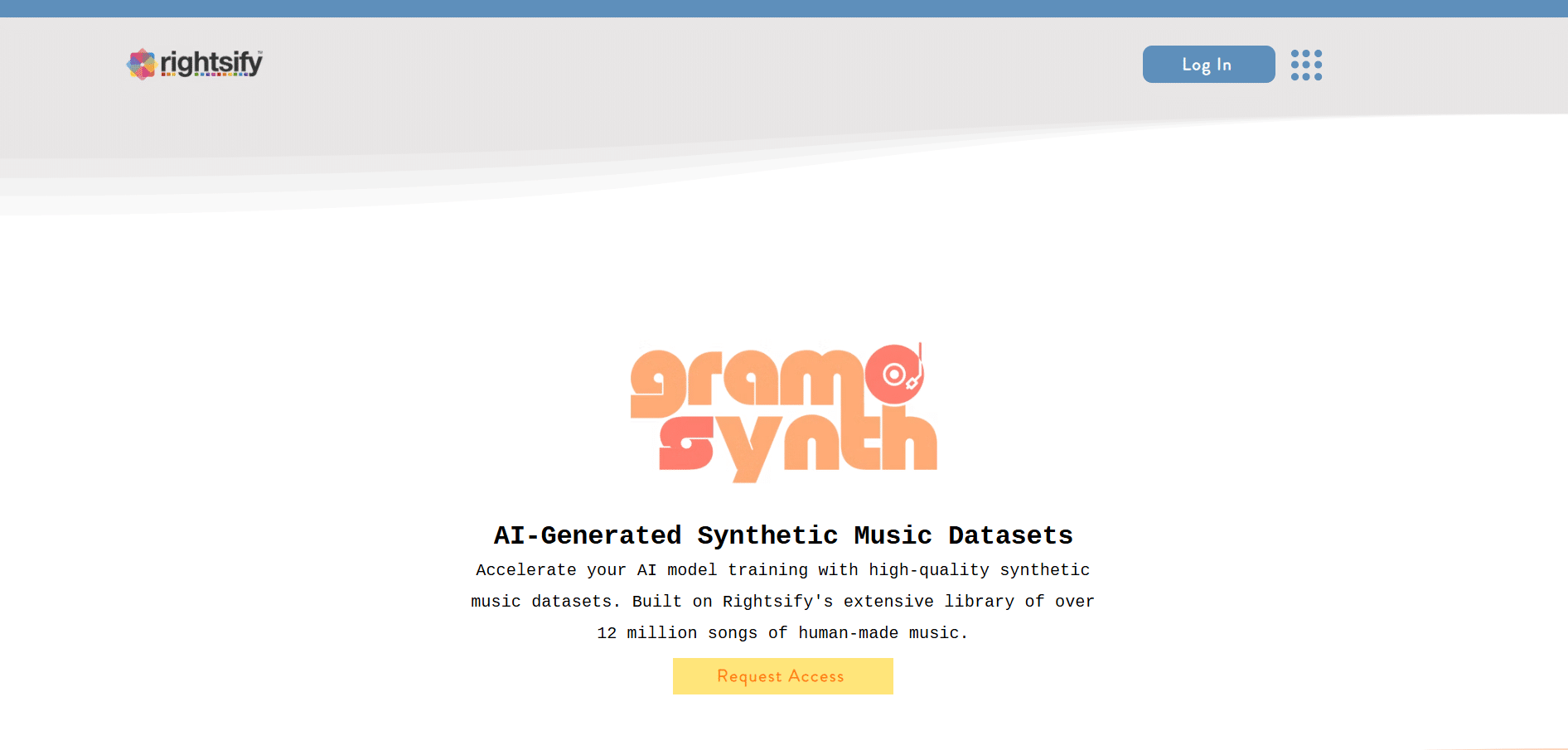 Plataforma Gramosynth para crear música original con datos personalizados y sonido profesional