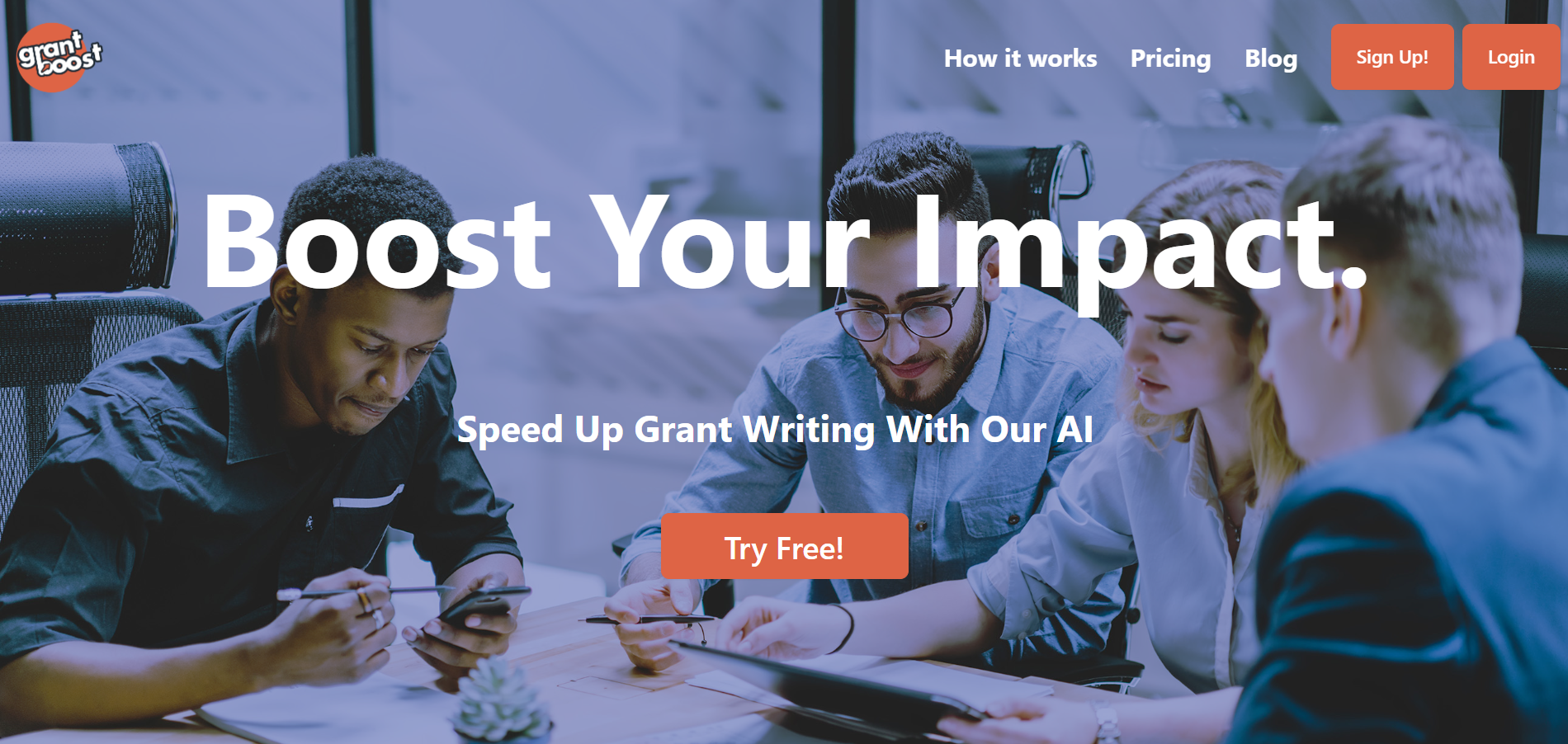 Impulsa tu impacto: crea propuestas efectivas con tu equipo y logra financiamiento más rápido.