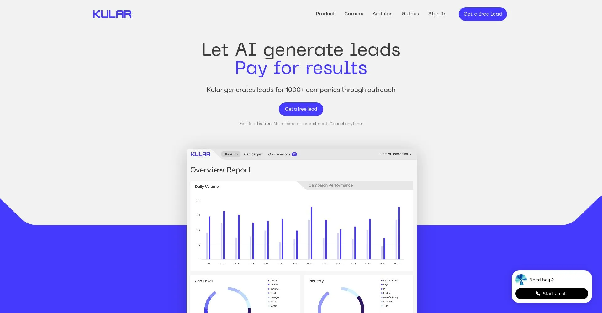 Generación de leads con IA por Kular